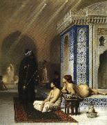 Jean - Leon Gerome Pool in a Harem. oil painting